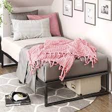 Shop for twin bed frames in bed frames & box springs. Amazon Com Zinus Lorelei 12 Inch Platforma Metal Bed Frame Platform Bed Frame Twin Furniture Decor