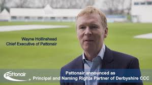 Pattonair Sponsorship will be taking over sponsorship of the Derbyshire  County Cricket Ground
