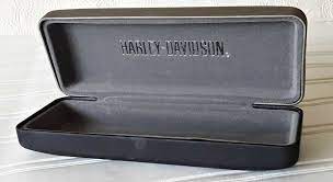 Harley Davidson Eyeglass Case Silver And Black Hard Shell Harleydavidson Harley Davidson Sunglasses Harley Davidson Glasses Hard Eyeglass Cases
