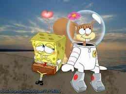 Remember, the flower goes outside of the. Spongebob And Sandy Love By Stepandy On Deviantart Spongebob And Sandy Spongebob Drawings Spongebob