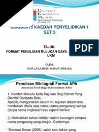 Judul tulis judul tulisan atay artikel pada website tersebut. Format Rujukan