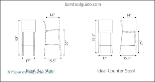 Bar Stool Sizes Bar Chair Spacing Concrete Average Bar Stool