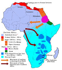Hebrew African Kingdoms Map Of Ancient Africa Africa Map African History Ancient Maps