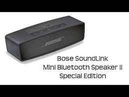 The original bose soundlink mini was released nearly 2 years ago and managed to change the current portable bluetooth speaker market completely. Bose Soundlink Mini Bluetooth Speaker Ii Special Edition Review Youtube