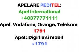 Vodafone is a leading technology communications company in europe and africa, keeping society connected and building a digital future. Peditel 1791 Poate Fi Apelat De Oriunde In Lume Cu Tarif Normal Stiri De Cluj