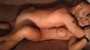 Fitness couple making love