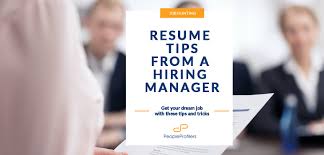 Resume Tips From Hiring Managers People Profilers