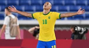 Camisa do brasil olimpiadas rio 2016. E O Pombo Richarlison Voa E Marca 3 Na Estreia Com A Camisa 10 Esportes R7 Olimpiadas