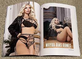 MAYRA DIAS GOMES aka MAY VALENTINE Signed Auto Playboy Denmark February  2023 NWA | eBay