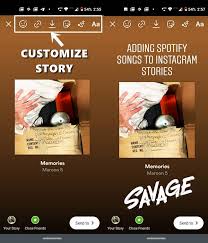 To add music, tap the sticker icon in the toolbar at the top of the screen, then select the music sticker. How To Add Spotify Songs On Instagram Story Android And Ios