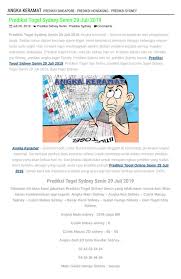 Nah, yuk kita simak bareng rumusnya : Prediksi Togel Sydney Senin 29 Juli 2019 By Angka Keramat Issuu
