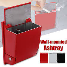 Product titlewindfall mini ashtray, portable car outdoor beach mi. Smoking Outdoor Aliexpress Alloy Creative 95 70mm Holder Ashtray Public Mounted Ashtray Places Ashtrays Aluminum Wall Personality Cigarette