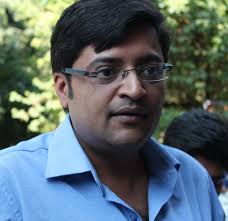 Without the cape but never, ever without the chaddi | parody account. Arnab Goswami Wikipedia