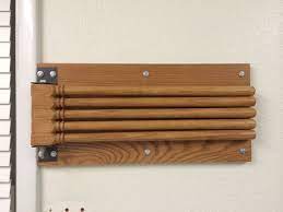 This adorable and versatile handmade wooden drying rack can be used as a clothes drying rack, laundry drying rack, towel rack, or herb drying rack. Foldable Wall Clothes Drying Rack Off 60