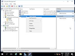 You'll need to go to active directory users and computers to make modifications to user accounts. Windows Server 2016 Initial Settings Add Local User Server World