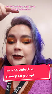 Replying to @battyforsomemakeup @battyforsomemakeup I hope this helped!  this is the little trick I use for anything with a locking pump! #evanyc  #evanycshampoo #fypシ