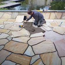 flagstones zelf plaatsen in 2020 tuin tuin ideeen achtertuinlandschappen