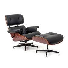 charles eames style rosewood lounge chair and ottoman black leather replica charles eames lounge chair eames lounge chair lounge chair
