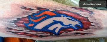 Nfl's shane ray reveals $10,000 tattoo. Broncos Tattoo By Jesse Neumann Tattoonow