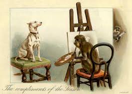 H maguire victorian christmas card anthropomorphic cats opera r tuck embossed. Frog Murder And Boiled Children Merry Christmas Victorian Style Bbc News
