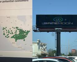 The token tracker page also shows the analytics and historical data. Every Blip Is A Safemoon Billboard