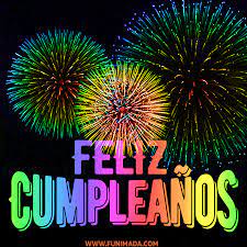 Gif para cumpleaños de 60 con pastel de cumpleaños y los mejores deseos. Hermosa Y Colorida Tarjeta De Feliz Cumpleanos Gif Descargar En Funimada Com