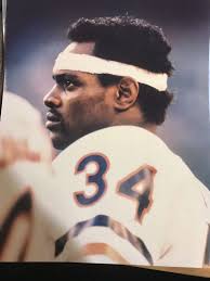 WALTER PAYTON AUTOGRAPHED FOOTBALL