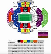 State College Pa Penn State Football Michigan Ticket