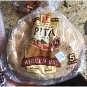 Bread is used to scoop out beans or meat instead of a spoon. L Oven Fresh Pita Bread Whole Wheat Calories Nutrition Analysis More Fooducate