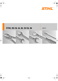 Stihl Bg 56 66 86 Sh 56 86