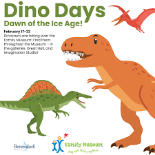 Is the COLD WEATHER giving us a hint about what's coming to the Family  Museum next week...? 🦖