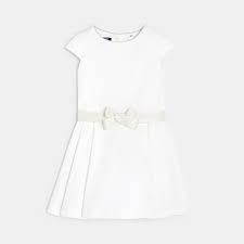 Découvrez la collection de vêtements fille okaïdi ! Robe Chic Ceinturee Blanc Fille Okaidi Obaibi