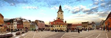 Bra?ov is a city in the transylvania region of romania, ringed by the carpathian mountains. Piata Sfatului Jugendstube Gastehaus Brasov