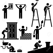 Handyman Electrician Locksmith Contractor Working Fixing Repair Home Repair Handyman Handyman Services