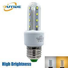 Ouyide Led Corn Light Bulbs 25 Watt Equivalent 330lm 3w A19 Led Bulbs Warm White 3000k E26 E27 Socket Led Bulb Led Bulb