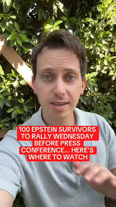 Credit to @meidastouch NEWS: Around 100 survivors of Jeffrey Epstein and  other victims are expected to attend a rally tomorrow in Washington, D.C.,  ahead of a press conference with Reps. Thomas Massie ...