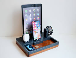 Idoqq Ultimate 4 Multi Device Charging Station Apple Docking Etsy Handy Ladestation Iphone Ladestation Aufladestation