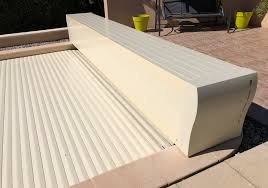 Prix volet piscine hors sol. Volet De Piscine Electrique Volet Hors Sol De Piscine Avec Banc
