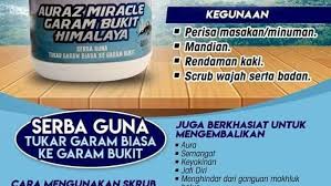 Cara guna garam bukit 7 herba : Auraz Miracle Garam Bukit Himalaya Posts Facebook