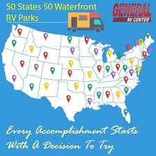 50 Waterfront Campgrounds To Visit Across The 50 States Rv Parks And Campgrounds Rv Parks Rv Travel