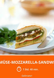 Gemuse Mozzarella Sandwich Rezept Mozzarella Rezepte Lebensmittel Essen