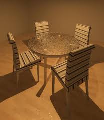 Max c4d skp obj 3ds fbx. Revitcity Com Object Round Glass Dining Table And Four Upholstered Chairs