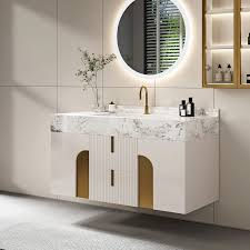 Modern Sintered Stone Bathroom Vanity