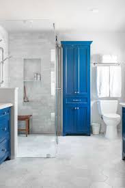 Should i put my row of whole tiles in front of the shower or the doorway? 11 Creative Ways To Make A Small Bathroom Look Bigger Designed