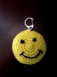 Smiley En Porte Cles Crochet Etsy Knitting