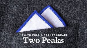 The inspiration for the best pocket square has come from the brothers' travels around the globe and each pocket handkerchief has exquisitely stitched edges and is assembled seamlessly into a charming accessory. How To Fold The Two Peaks Pocket Square Ties Com