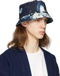 Blue Blue Japan Blue Kago Bassen Bucket Hat In 2021 Denim Bucket Hat Blue Japan Bucket Hat