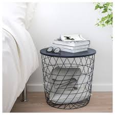 Kvistbro Table De Rangement Bleu Fonce Ikea Rangement De Table Mobilier De Salon Kvistbro Ikea