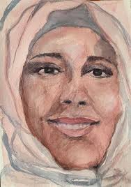 Day 25. #30faces30days #sktchy Watercolor