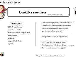 Epingle Par Patricia Lancioni Sur Cookeo Saucisse Lentille Cookeo Recette Saucisses Fumees